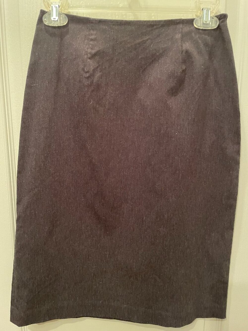 Express Stretch Dark Brown Pencil Skirt
